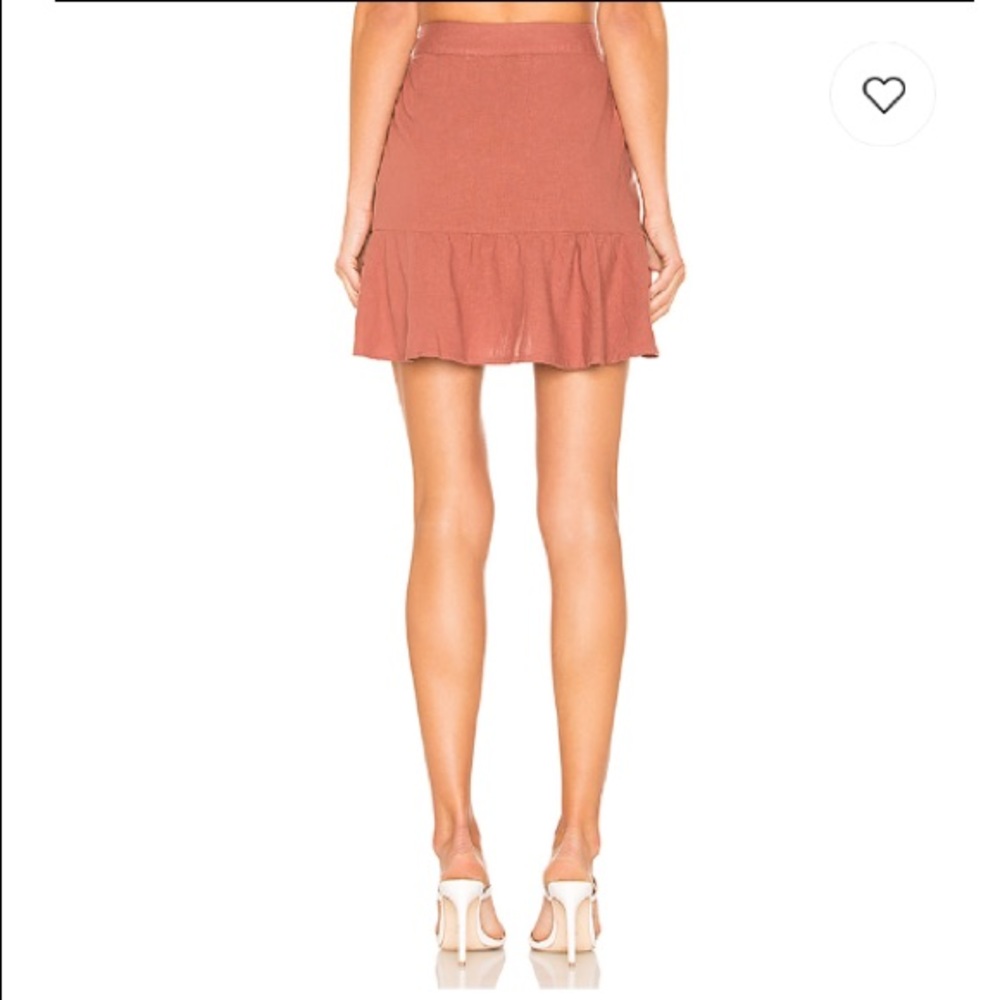 Free People Wrap Tie Ruffle Skirt - Picture 4 of 5
